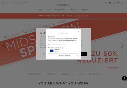 
                            13. Mode, Kleidung und Accessories im comma Online Store kaufen in ...
