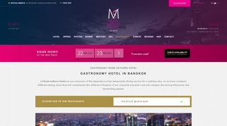 
                            11. Mode Sathorn Hotel Gastronomy, Official Website