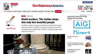 
                            13. Model workers: The clothes shops that only hire beautiful people