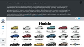 
                            7. Modele VW - wybierz i skonfiguruj swojego nowego Volkswagena!