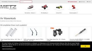 
                            4. Modellbau Metz - Slotcars - RC Modellbau und mehr - Ihr Warenkorb