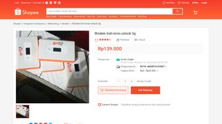 
                            9. Modem bolt orion unlock 3g | Shopee Indonesia