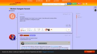 
                            10. Modem fastgate fasweb - Assistenza - AduForum