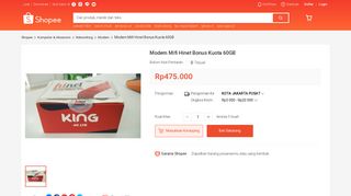 
                            9. Modem Mifi Hinet Bonus Kuota 60GB | Shopee Indonesia