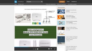 
                            9. Modem Oi zte zxdsl 831 series cofigurado como roteador ... - SlideShare