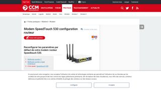 
                            11. Modem SpeedTouch 530 configuration routeur - Comment Ça Marche