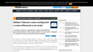 
                            8. Modem Telecom: come configurarlo e come affiancarlo a un router ...