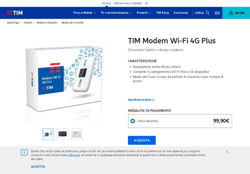 
                            6. Modem TIM 4G WI-FI | TIM