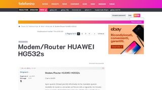 
                            8. Modem/Router HUAWEI HG532s - Telefonino.net Forum