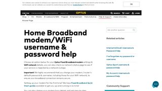 
                            10. Modem/WiFi Username & Password Help: Fixed ...