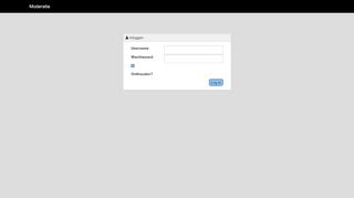 
                            5. Moderatie - Log in
