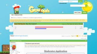 
                            1. Moderator Application[Info] - Growtopia