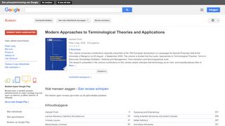 
                            10. Modern Approaches to Terminological Theories and Applications