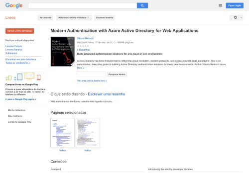 
                            7. Modern Authentication with Azure Active Directory for Web Applications