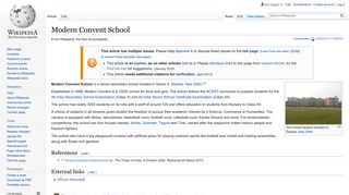 
                            11. Modern Convent School - Wikipedia