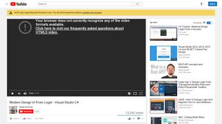 
                            5. Modern Design UI From Login - Visual Studio C# - YouTube