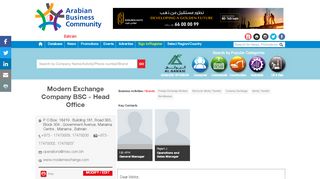 
                            4. Modern Exchange Company BSC - Head Office - (ABC), ...