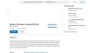 
                            8. Modern Exchange Company B.S.C(c) | LinkedIn