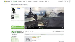 
                            12. Modern Warfare® 3 - Xbox Marketplace