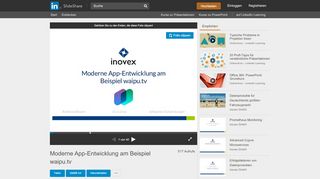 
                            8. Moderne App-Entwicklung am Beispiel waipu.tv - SlideShare