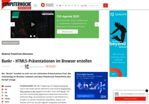 
                            3. Moderne PowerPoint-Alternative: Bunkr - HTML5-Präsentationen im ...