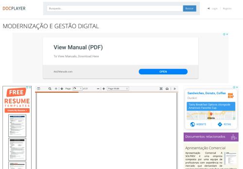 
                            11. MODERNIZAÇÃO E GESTÃO DIGITAL - PDF - DocPlayer.com.br
