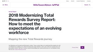 
                            10. Modernizing Total Rewards Survey - Willis Towers Watson