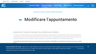 
                            6. Modificare appuntamento - Italgas