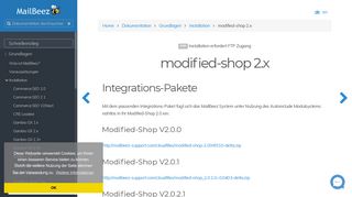 
                            9. modified-shop 2.x | MailBeez Ecommerce Email Marketing