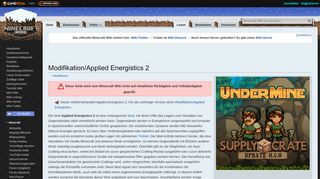 
                            4. Modifikation/Applied Energistics 2 – Das offizielle Minecraft Wiki