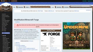 
                            11. Modifikation/Minecraft Forge – Das offizielle Minecraft Wiki