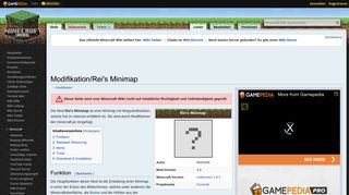 
                            11. Modifikation/Rei's Minimap – Das offizielle Minecraft Wiki