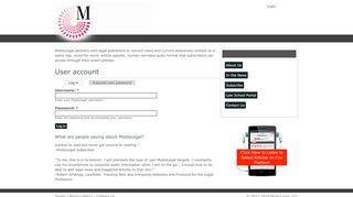 
                            6. ModioLegal: User account