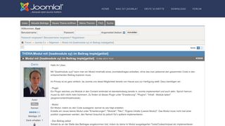 
                            8. Modul mit {loadmodule xy} im Beitrag imple[gelöst] - Joomla Forum ...