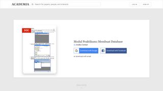 
                            12. Modul Praktikum1 Membuat Database | Andika Combat - Academia.edu