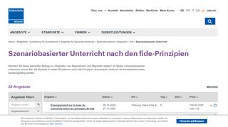 
                            12. Modul Szenariobasierter Unterricht nach fide-Prinzipien - Klubschule ...