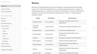 
                            2. Module · Handbuch für Contao 4.4 - Contao Documentation