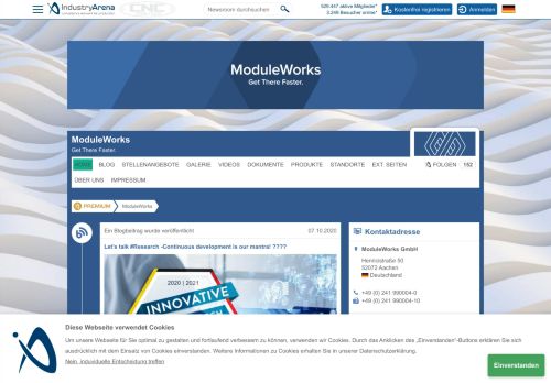 
                            8. ModuleWorks - IndustryArena