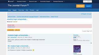 
                            11. modulo login orizzontale... - Joomla! Forum - community, help and ...
