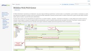 
                            11. Módulos Web/Web Gestor - ePrimeCare