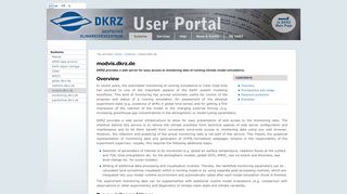 
                            3. modvis.dkrz.de — User Portal