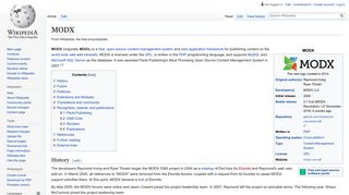 
                            12. MODX - Wikipedia