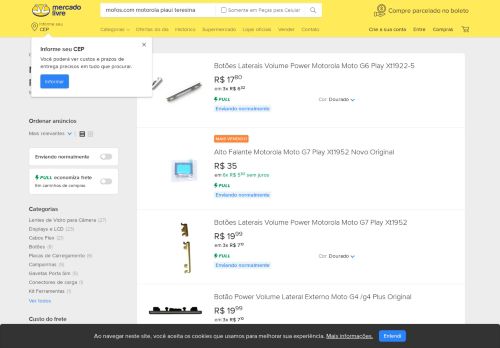 
                            13. Mofos.com Motorola Piaui Teresina - Peças para Celular no Mercado ...