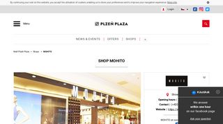 
                            8. MOHITO - Plzeň Plaza Shopping mall - Women's apparels - Plzeň