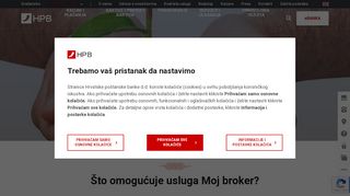 
                            6. Moj broker - HPB - Hrvatska poštanska banka d.d.