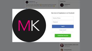 
                            5. mojekrpice.rs - Popravljen je login preko fejsbuka! :D... | Facebook