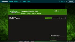 
                            8. Moki Town | Pokémon Uranium Wiki | FANDOM powered by Wikia