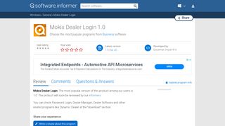 
                            7. Mokix Dealer Login - Bouwman Import B.V. Software Informer.