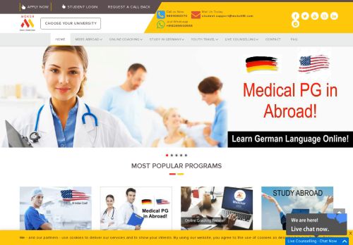 
                            1. MOKSH Overseas Education Consultants | Study Abroad Consultants