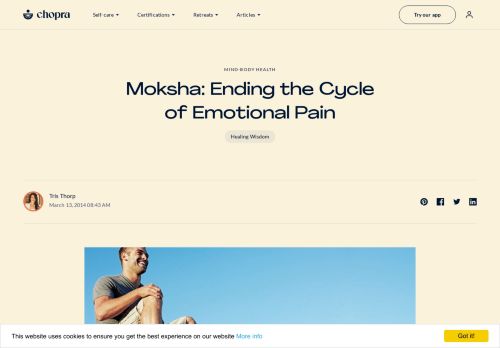 
                            7. Moksha: Ending the Cycle of Emotional Pain | The Chopra Center